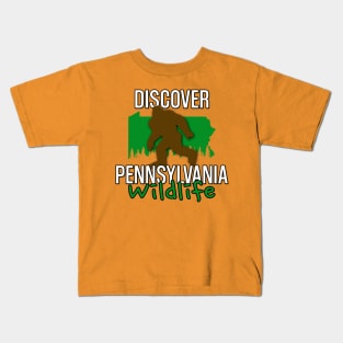 Discover Pennsylvania Wildlife Kids T-Shirt